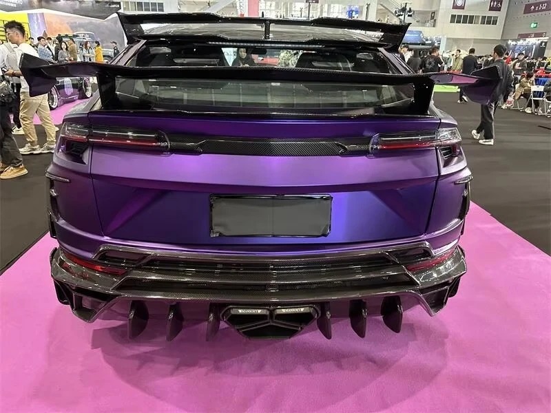 For  URUS S Upgraded Third Generation M-Style Dry Carbon Fiber Rear Spoiler 2024 URUS S Automotive Parts Rear Wing